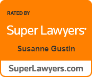Rated by: Super Lawyers - Susanne Gustin - SuperLawyers.com